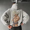 Dragon Ball Color Blocked Plush Hoodie