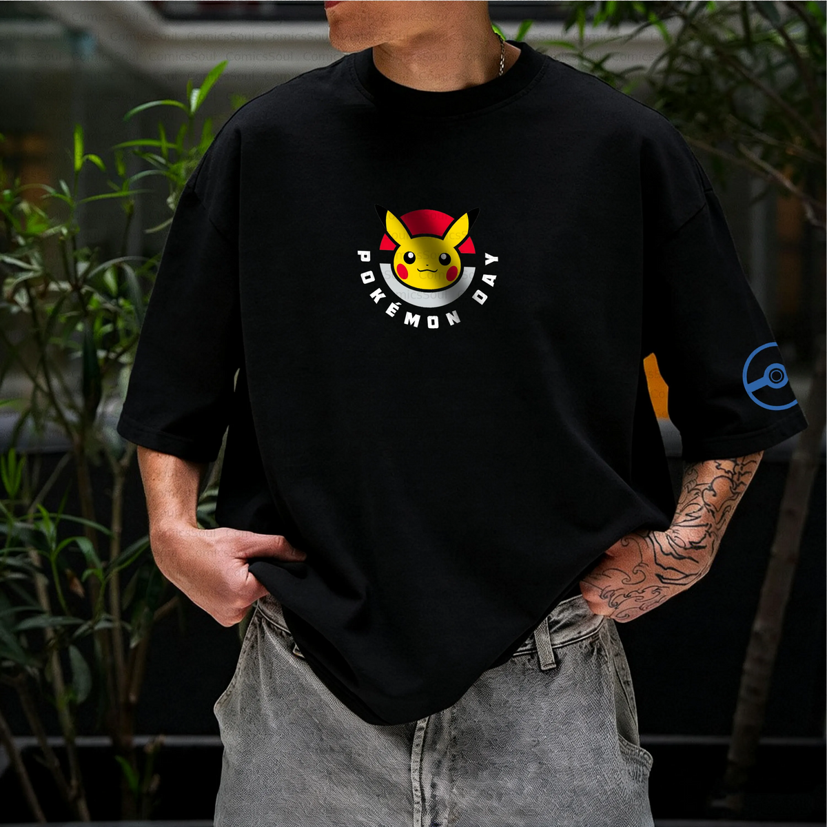 PKM-Unisex Anime Inspired Vintage T-Shirt