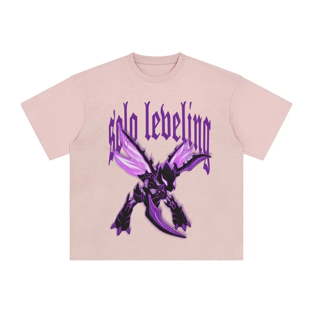 SL-Unisex Anime Inspired Washed  Vintage T-Shirt