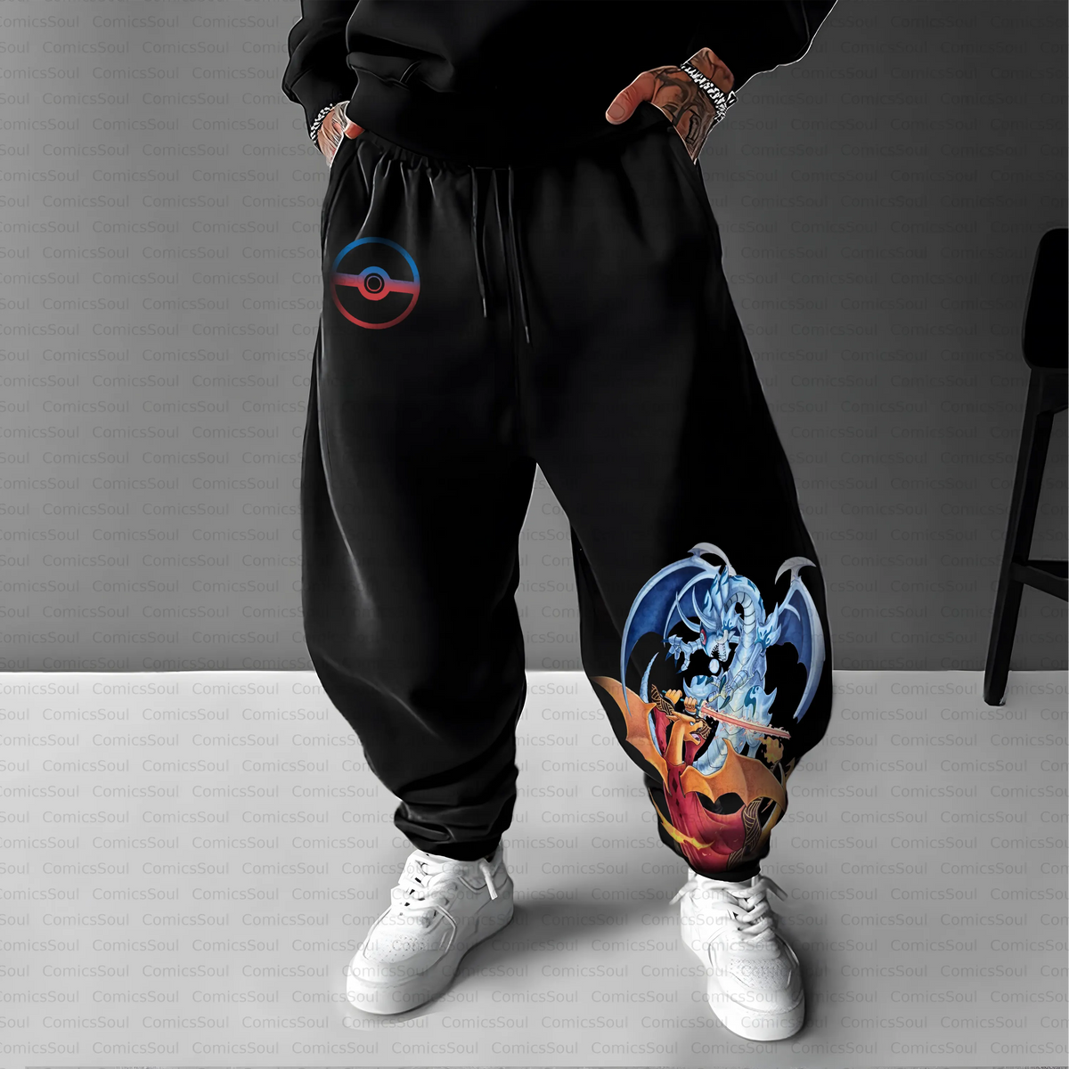 PKM-Unisex Casual Anime Streetwear Pant