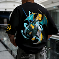 PKM-Unisex Anime Inspired Vintage T-Shirt