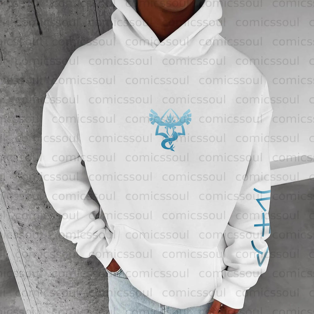PKM-Unisex Anime Graphic Streetwear Vintage Hoodie