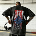 MK-Unisex Anime Inspired Vintage Washed T-Shirt