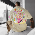PKM-Unisex Anime Inspired Vintage T-Shirt