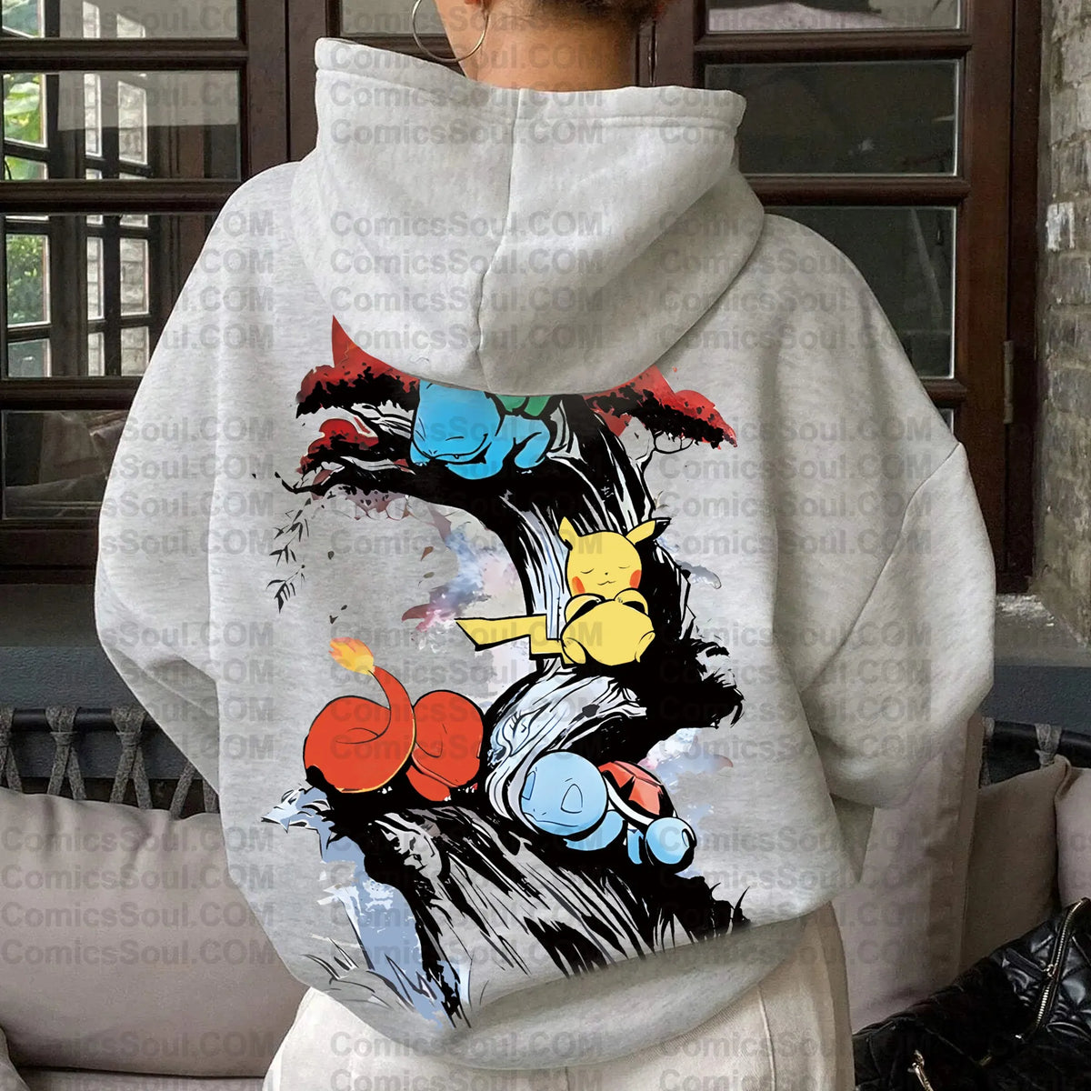 PKM-Anime Inspired Vintage Hoodie