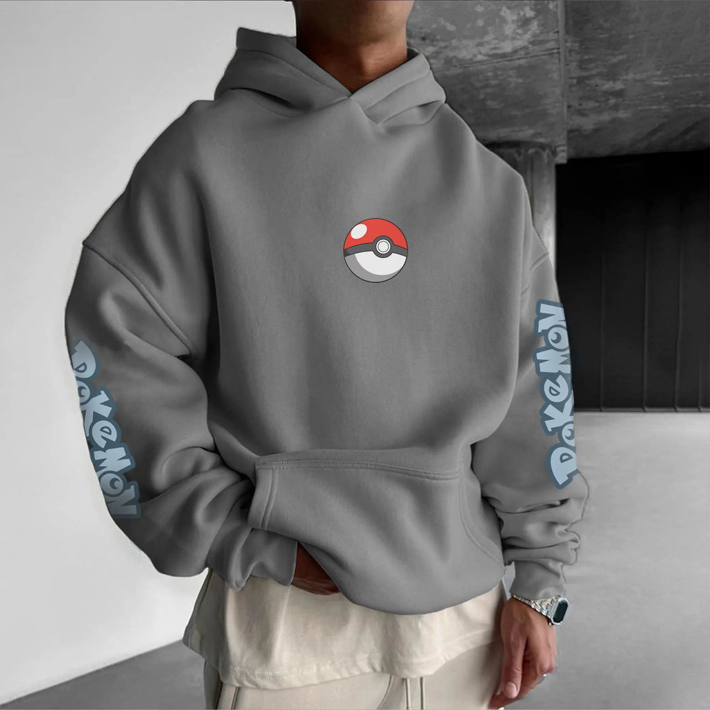 PKM-Unisex Anime Graphic Streetwear Vintage Hoodie
