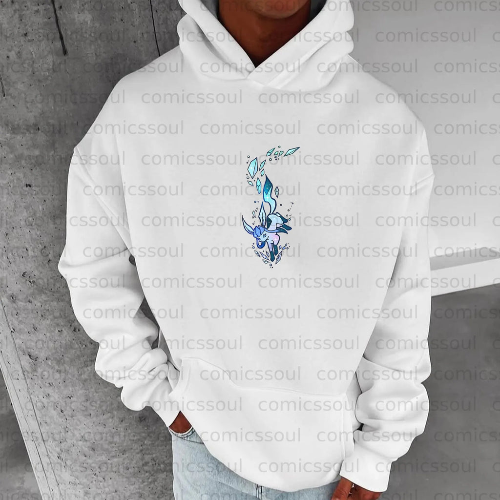 PKM-Unisex Anime Graphic Streetwear Vintage Hoodie