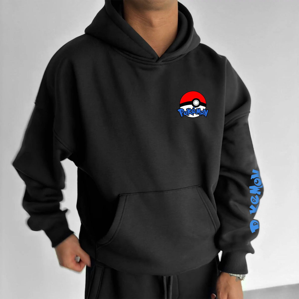 PKM-Unisex Anime Graphic Streetwear Vintage Hoodie