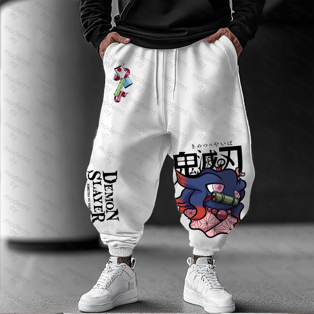 PKM-Unisex Anime Inspired Vintage Pants