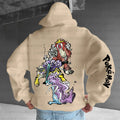 PKM-Unisex Anime Graphic Streetwear Vintage Plush Hoodie