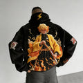 KNY Color-blocked Corduroy Hooded Sweatshirt