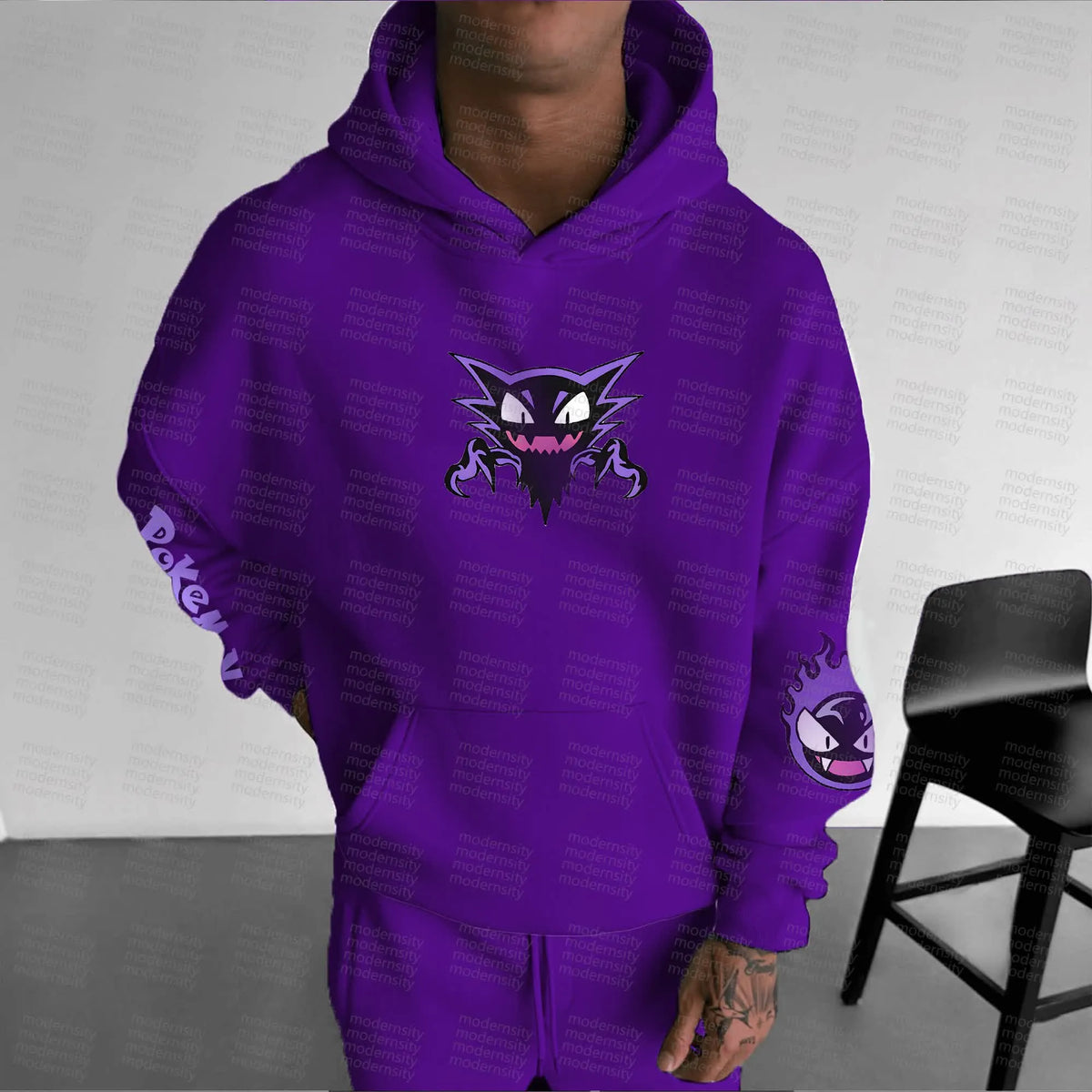 PKM-Unisex Anime Graphic Streetwear Vintage Hoodie