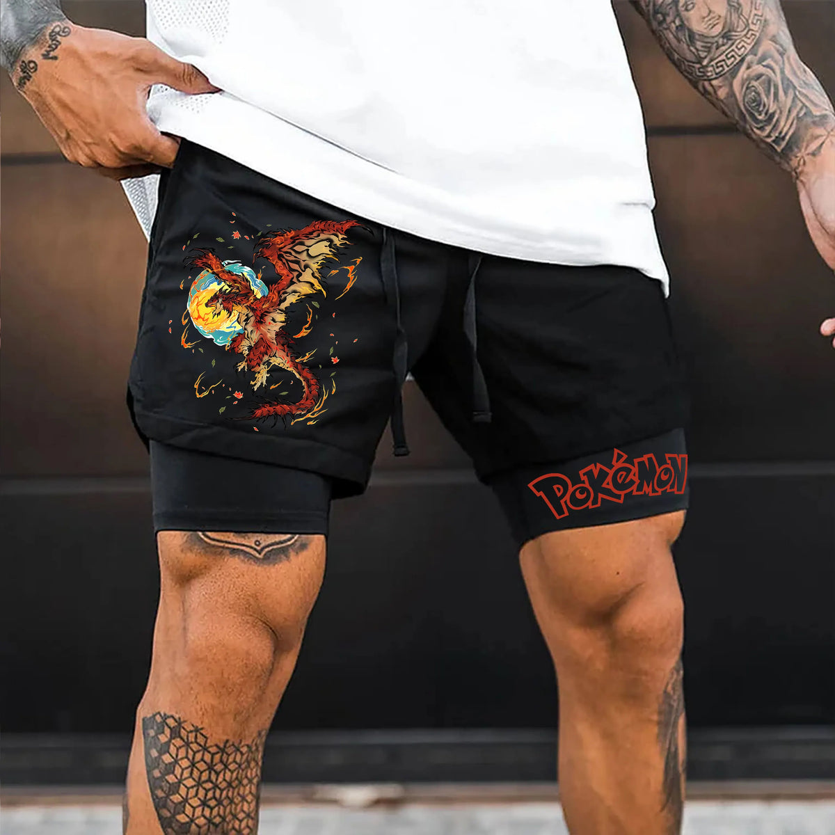 PKM-Unisex Casual Anime Streetwear Shorts