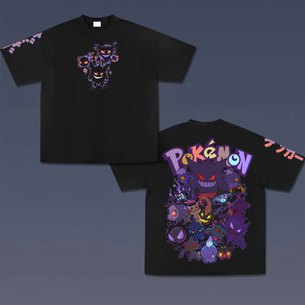 PKM-Unisex Anime Inspired Vintage T-Shirt