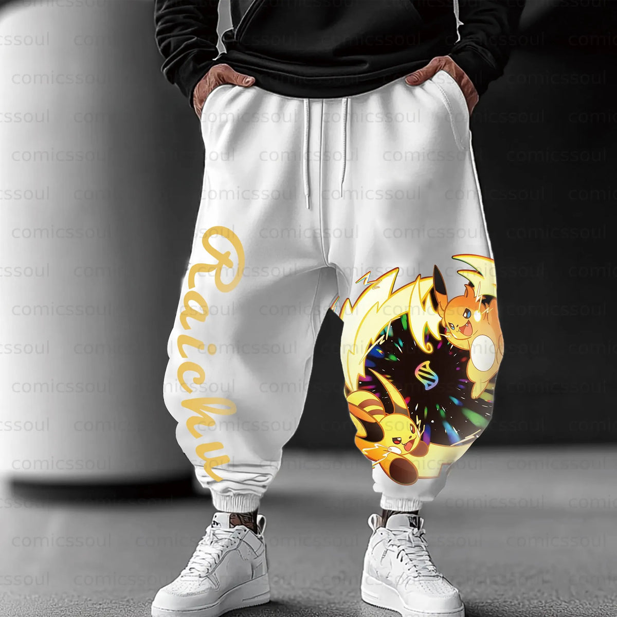 PKM-Unisex Anime Inspired Vintage Pants