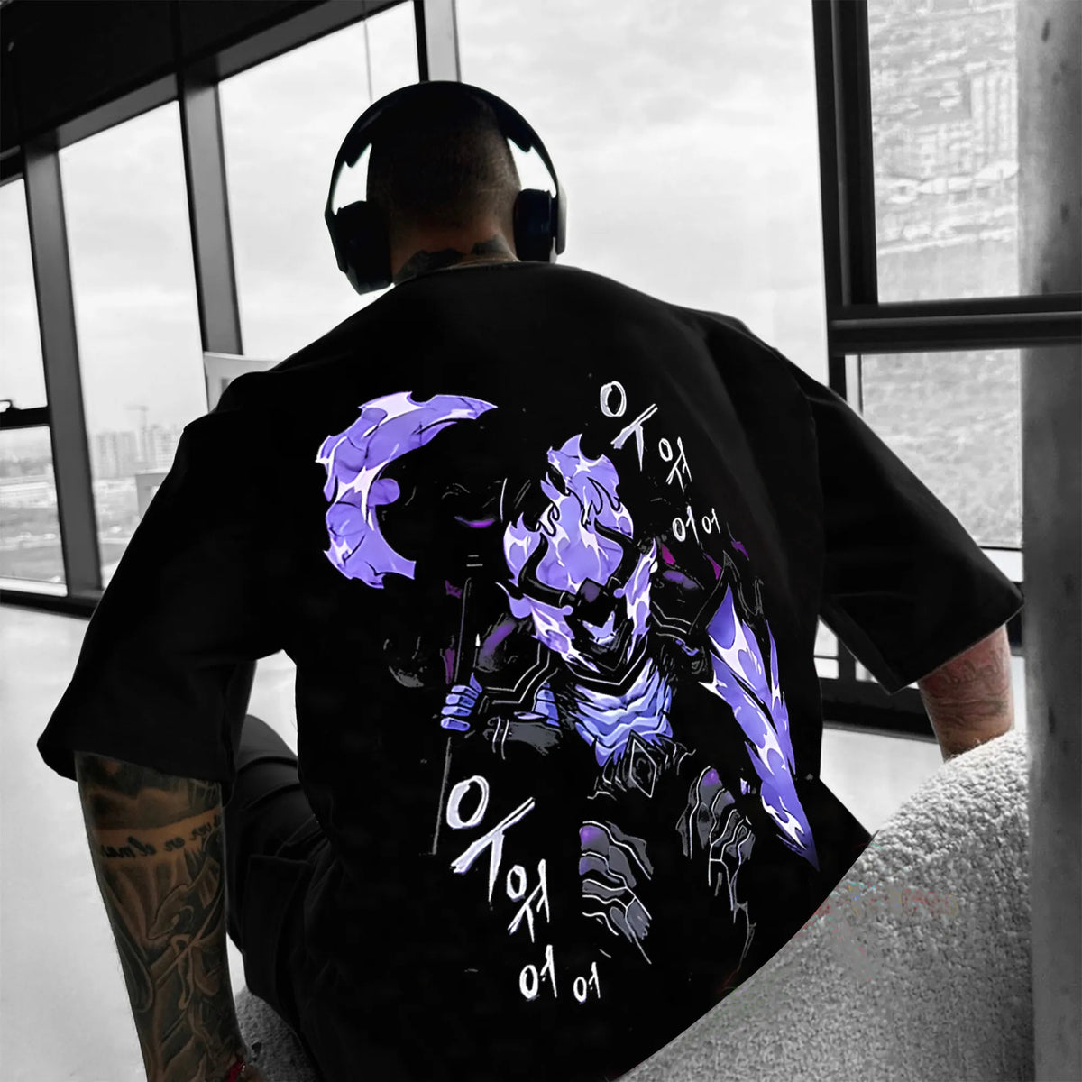 SL-Unisex Anime Inspired Vintage T-Shirt