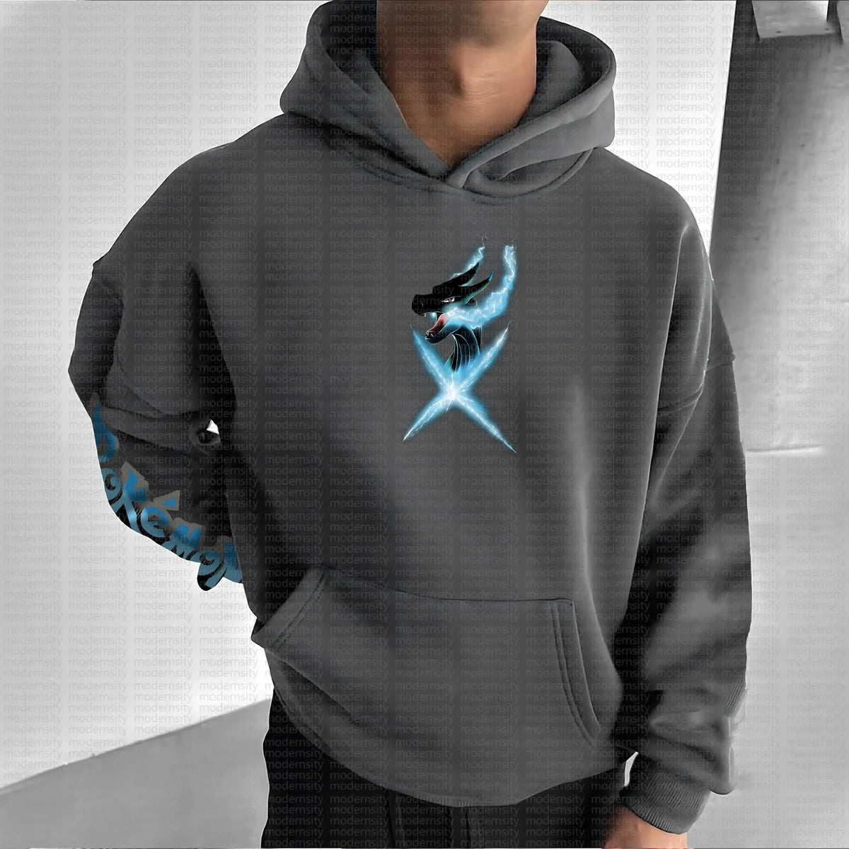 PKM-Unisex Anime Graphic Streetwear Vintage Hoodie
