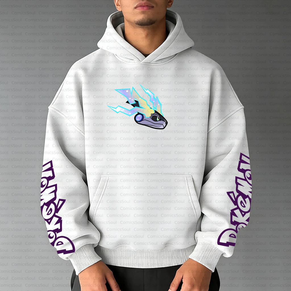 PKM-Unisex Anime Inspired Vintage Plush Hoodie