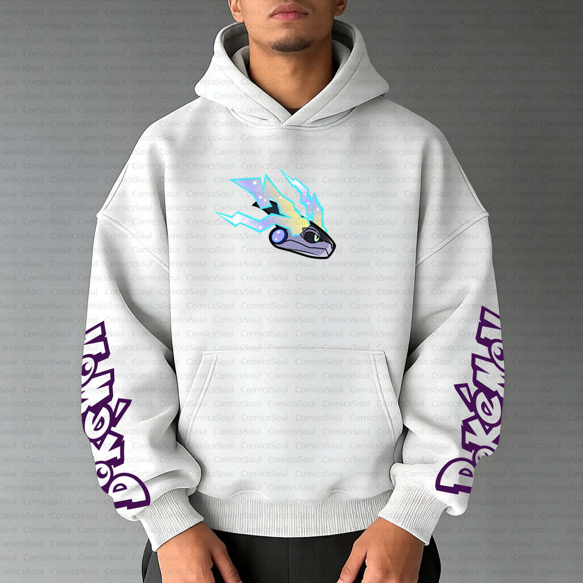 PKM-Unisex Anime Inspired Vintage Plush Hoodie