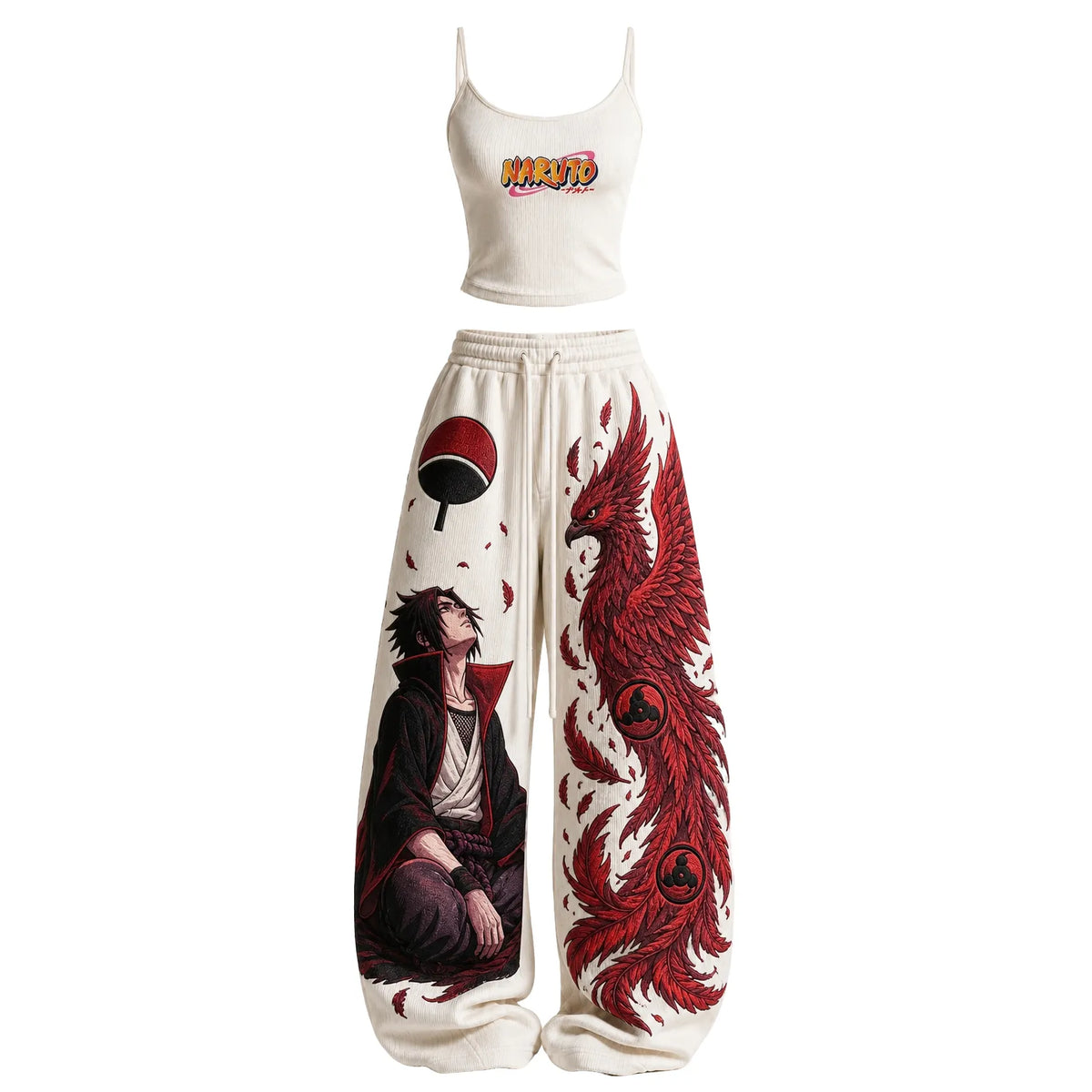NINDO Women's Anime-Print Camisole And Pants Set