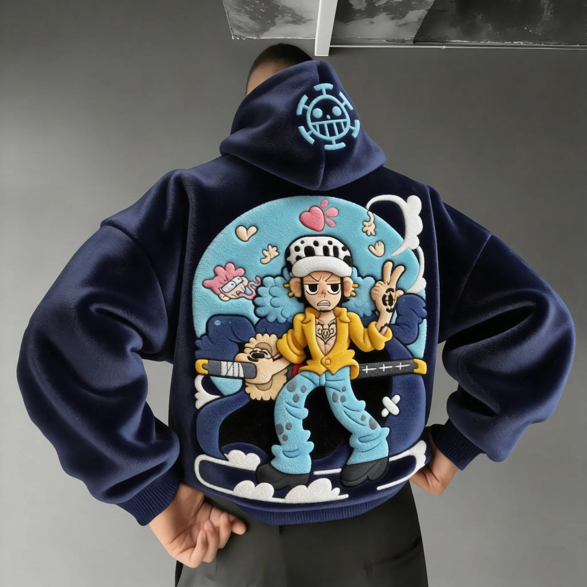 One Piece Unisex Sherpa Hoodie