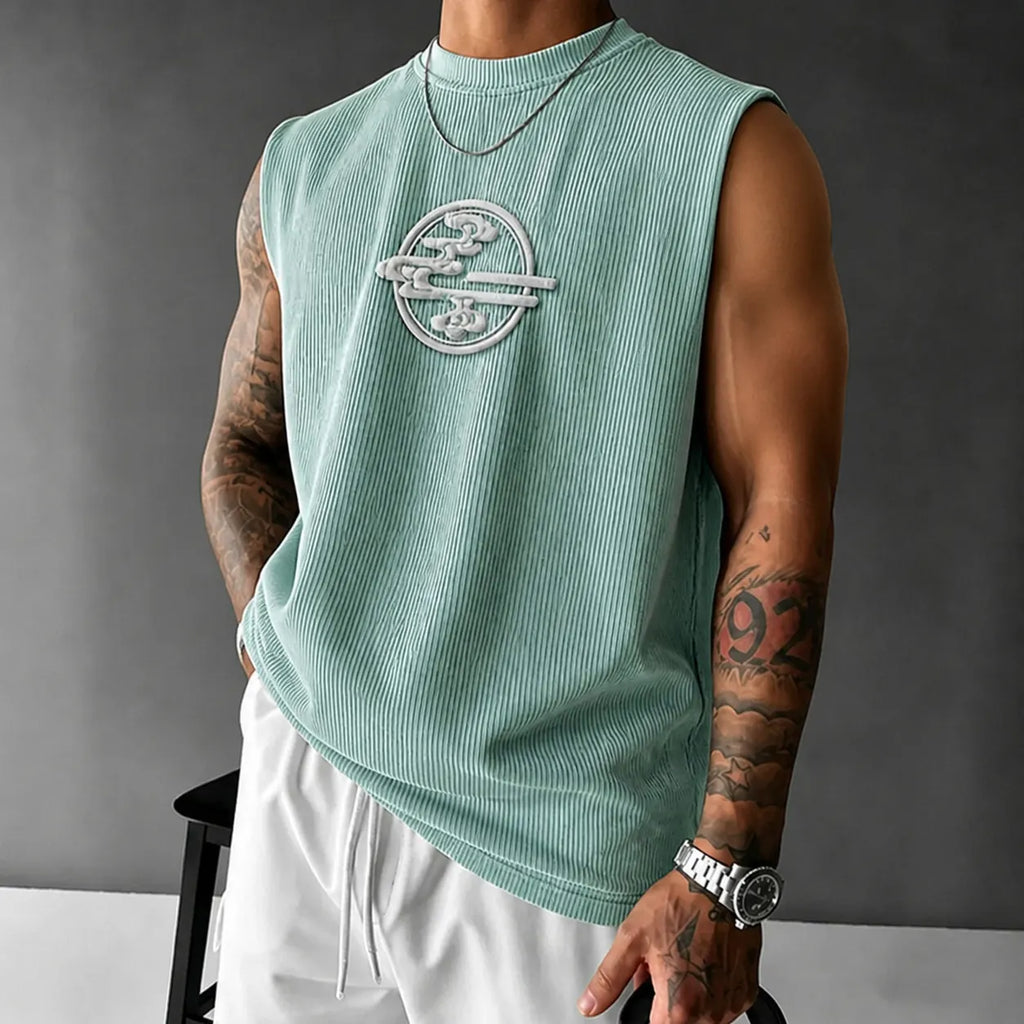 KNY Unisex Anime-print Tank Top