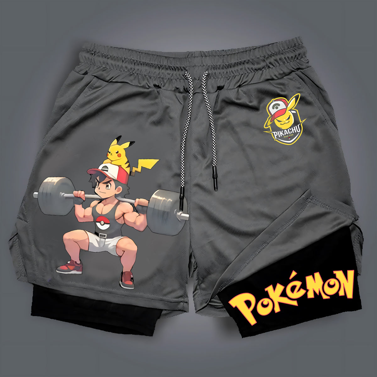 PKM-Unisex Casual Anime Streetwear Shorts