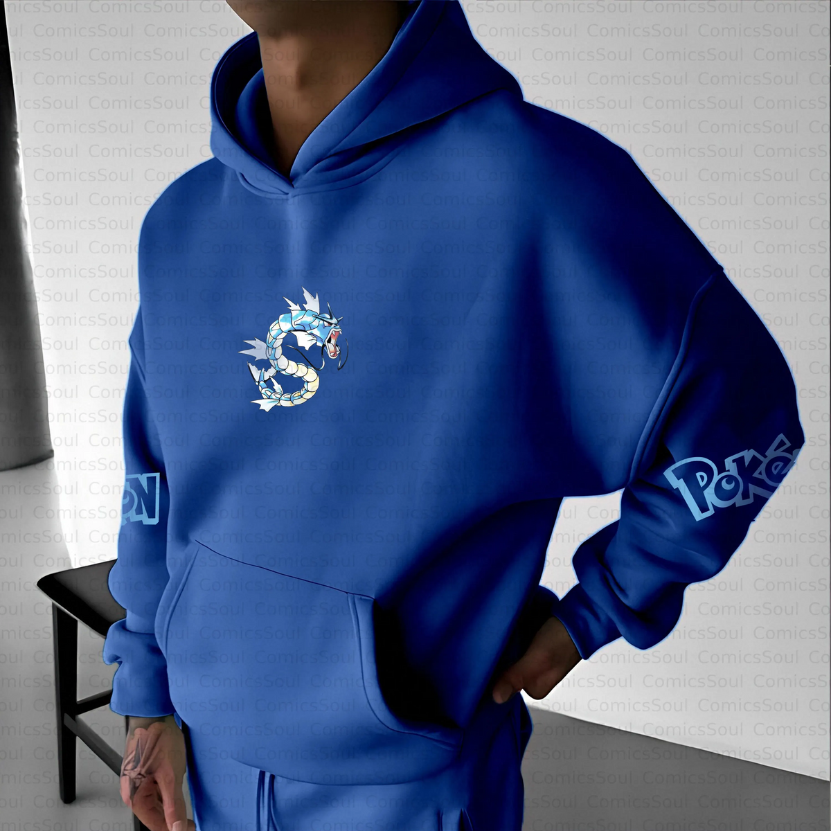 PKM-Unisex Anime Inspired Vintage Plush Hoodie