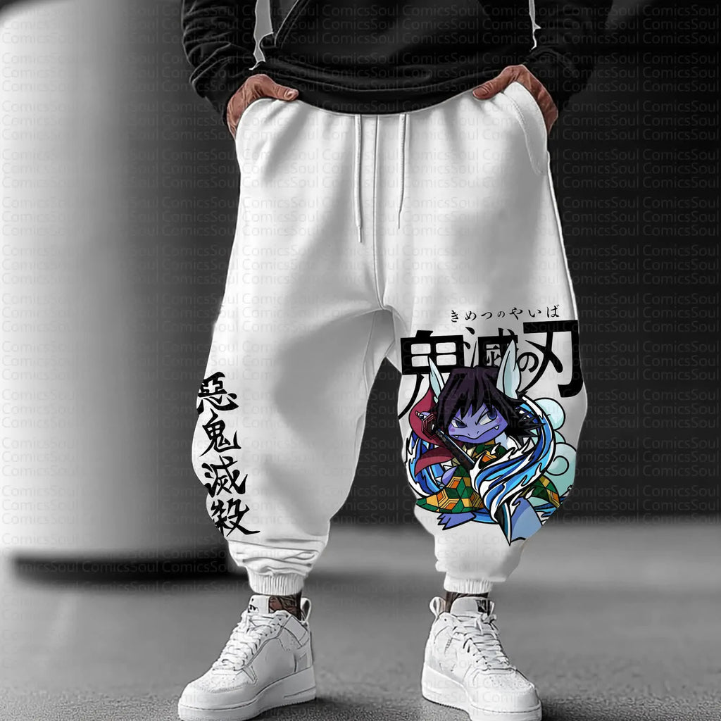 PKM-Unisex Anime Inspired Vintage Pants