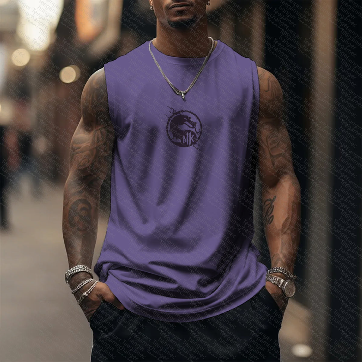 MK-Unisex Casual   Tank Top