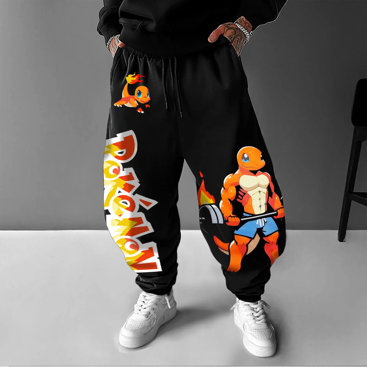 PKM-Unisex Casual Anime Streetwear Pants