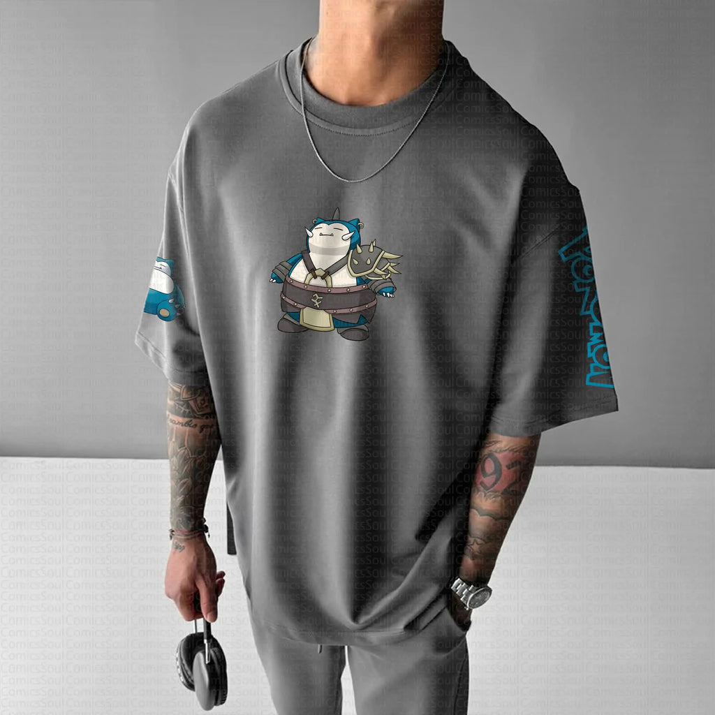 PKM-Unisex  Anime Inspired Vintage T-Shirt