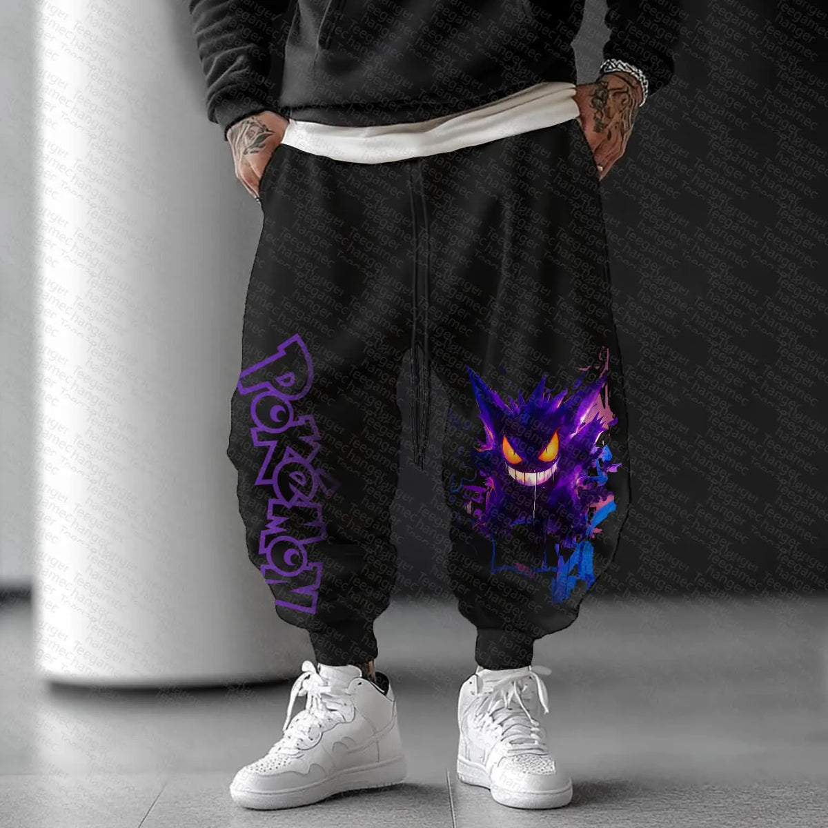 PKM-Unisex Casual Anime Streetwear Pants