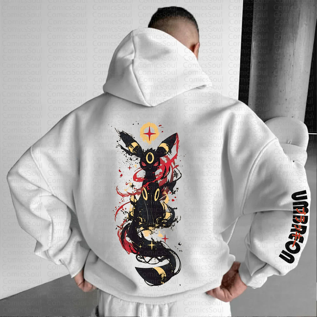 PKM-Unisex Anime Graphic Streetwear Vintage Hoodie