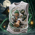 One Piece Pirate Crew Graphic Crew-Neck Tank Top