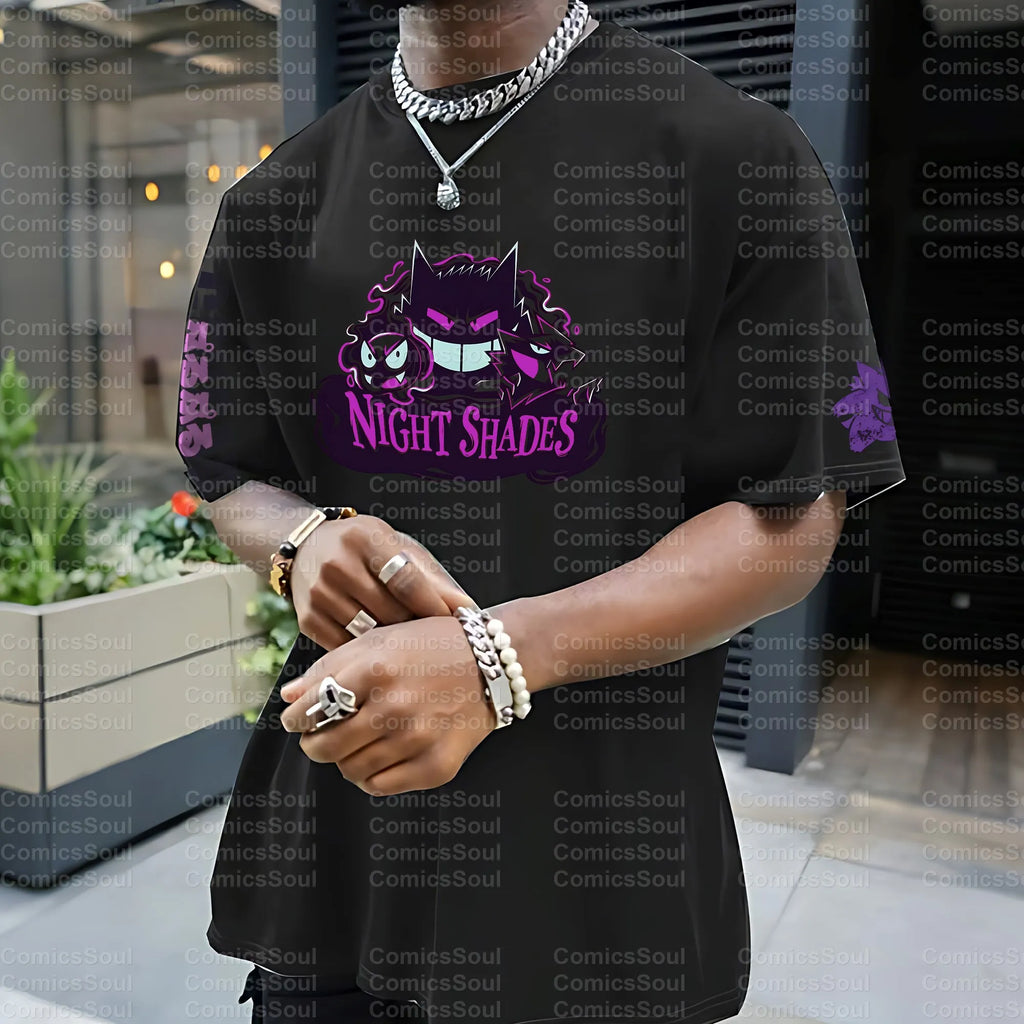 PKM-Unisex Anime Inspired Vintage T-Shirt
