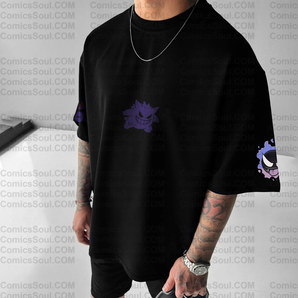 PKM-Unisex Anime Inspired Vintage T-Shirt