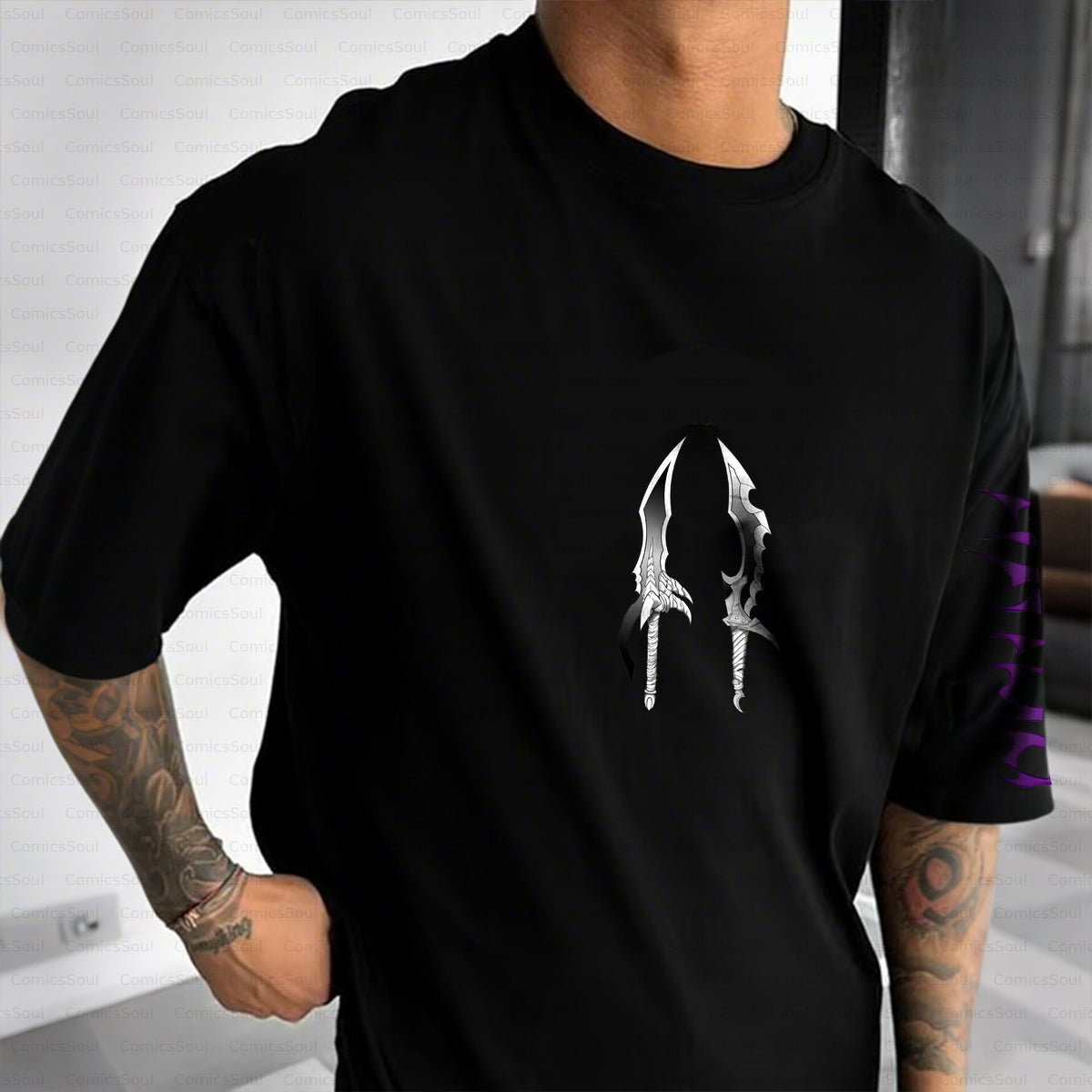 SL-Unisex Anime Inspired Vintage T-Shirt