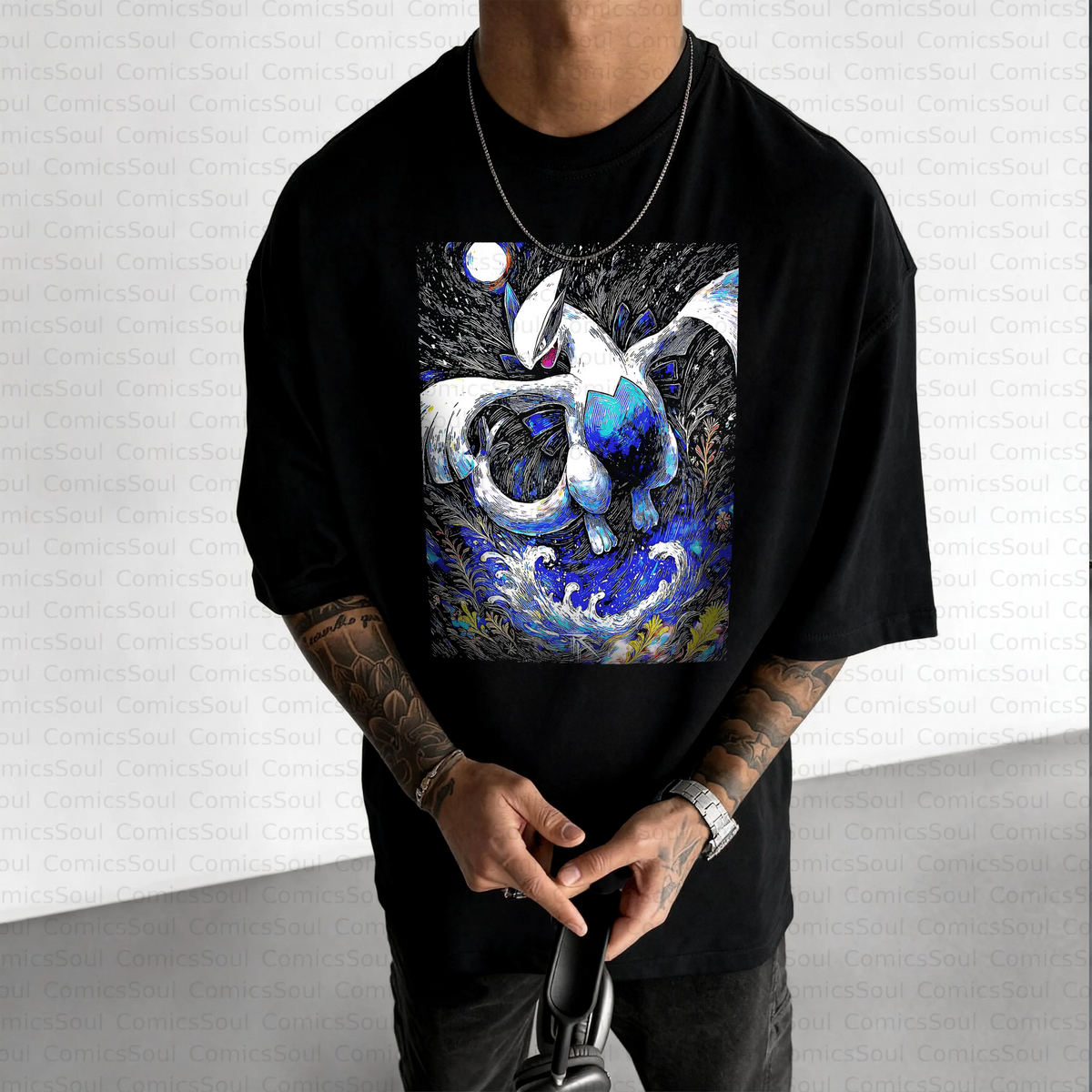 PKM-Unisex Anime Inspired Vintage T-Shirt