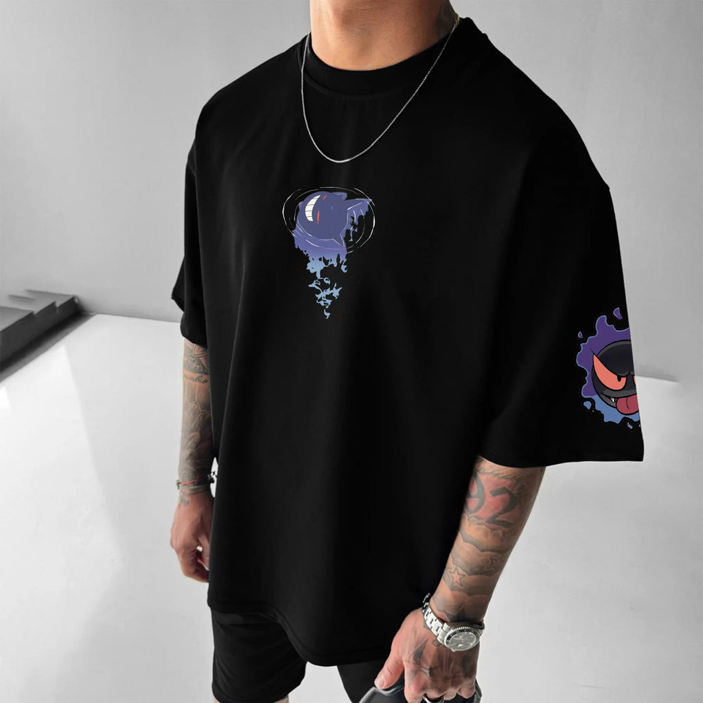 PKM-Unisex Anime Inspired Vintage T-Shirt