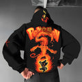 PKM-Unisex Anime Graphic Streetwear Vintage Hoodie