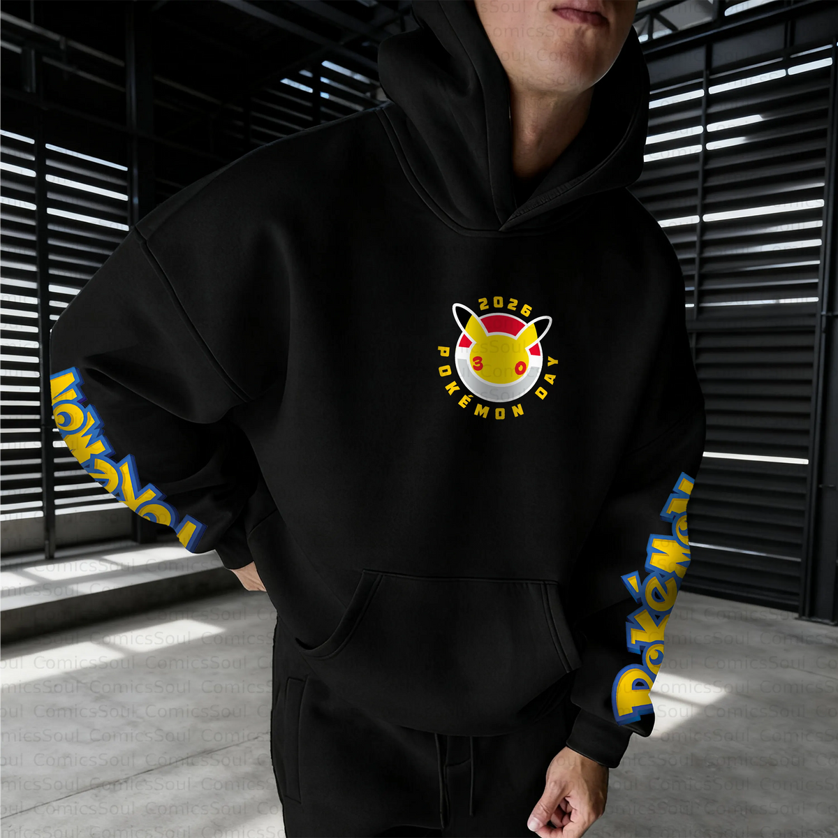 PKM-Unisex Anime Inspired Vintage Plush Hoodie