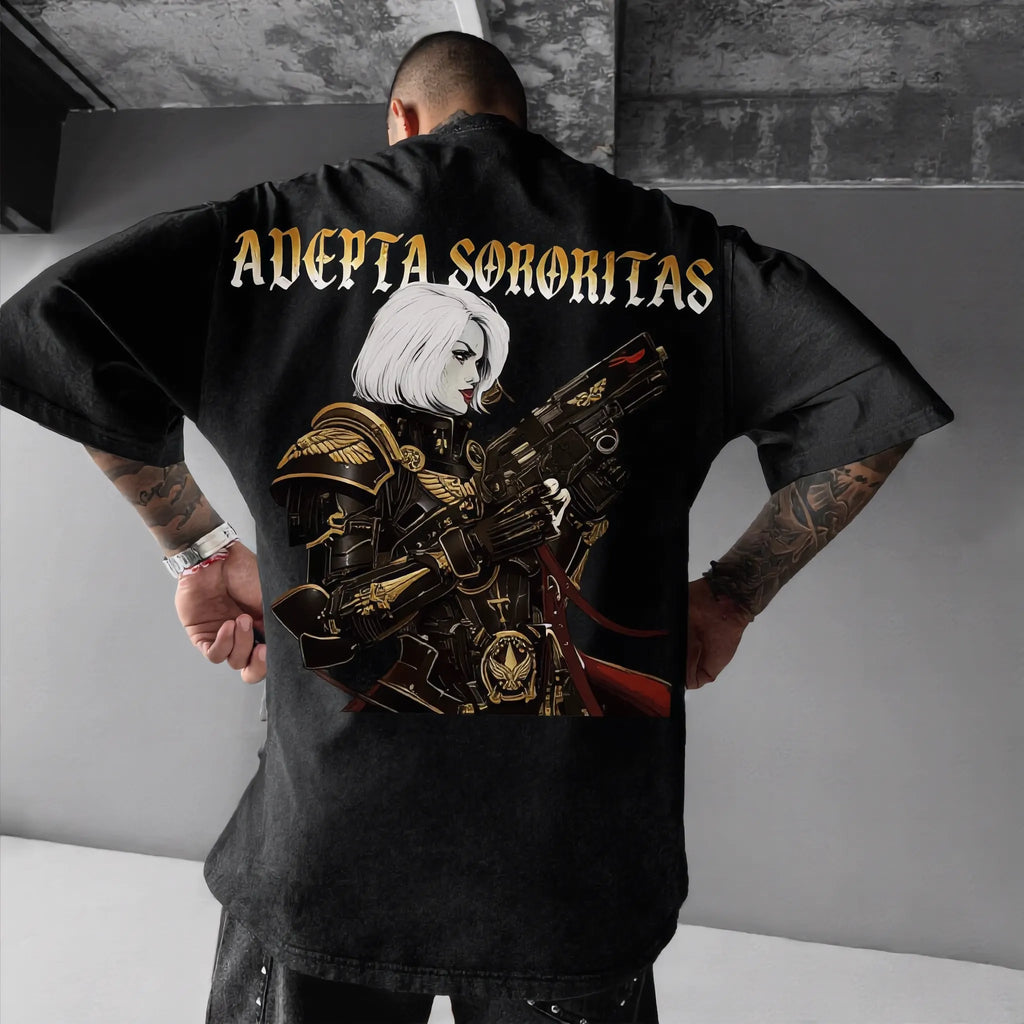 Adepta Sororitas Printed Unisex Washed T-Shirt