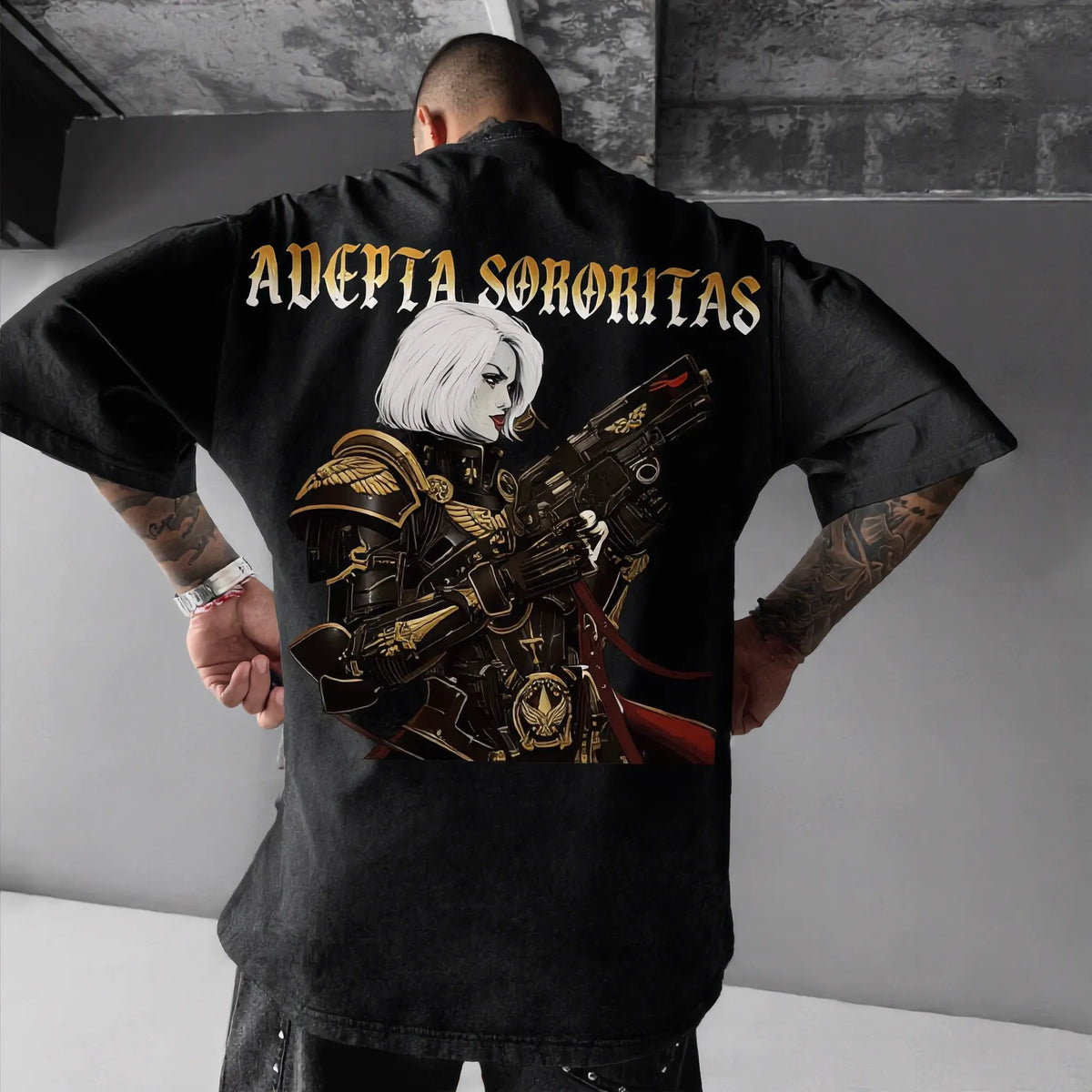 Adepta Sororitas Printed Unisex Washed T-Shirt
