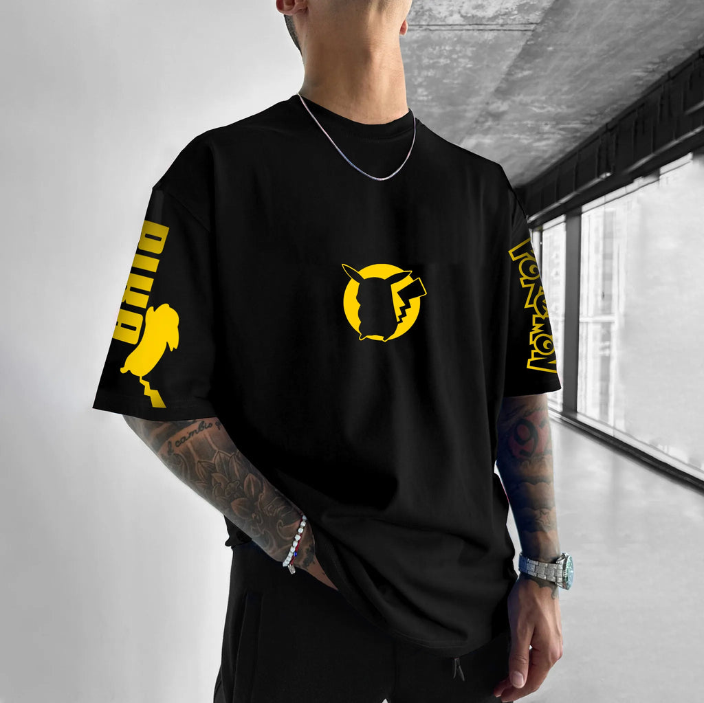 PKM-Unisex Anime Inspired Vintage T-Shirt