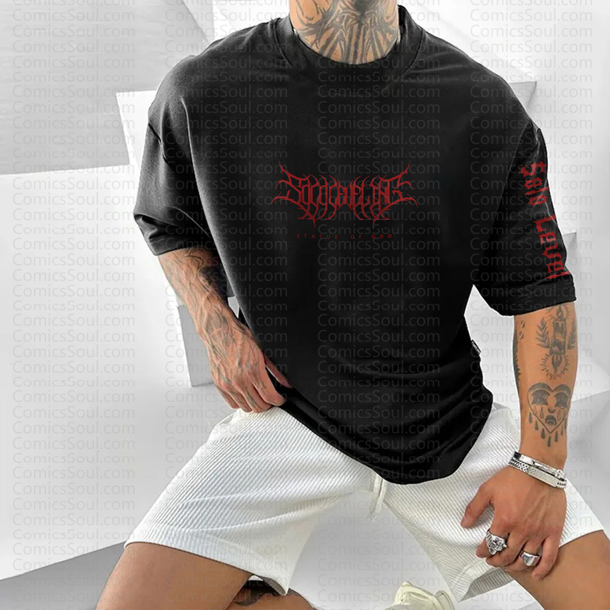 SL-Unisex Anime Inspired Vintage T-Shirt