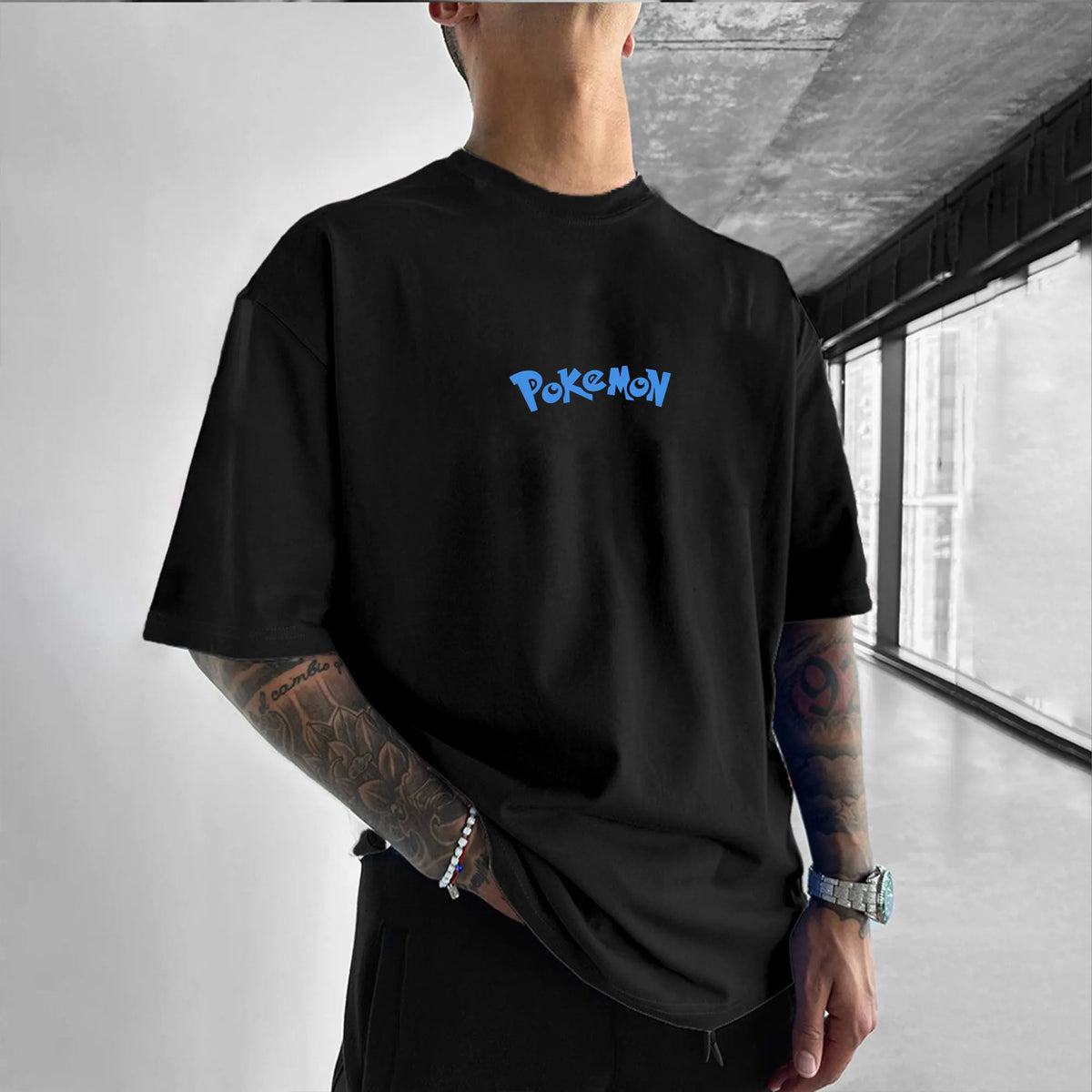 PKM-Unisex Anime Inspired Vintage T-Shirt