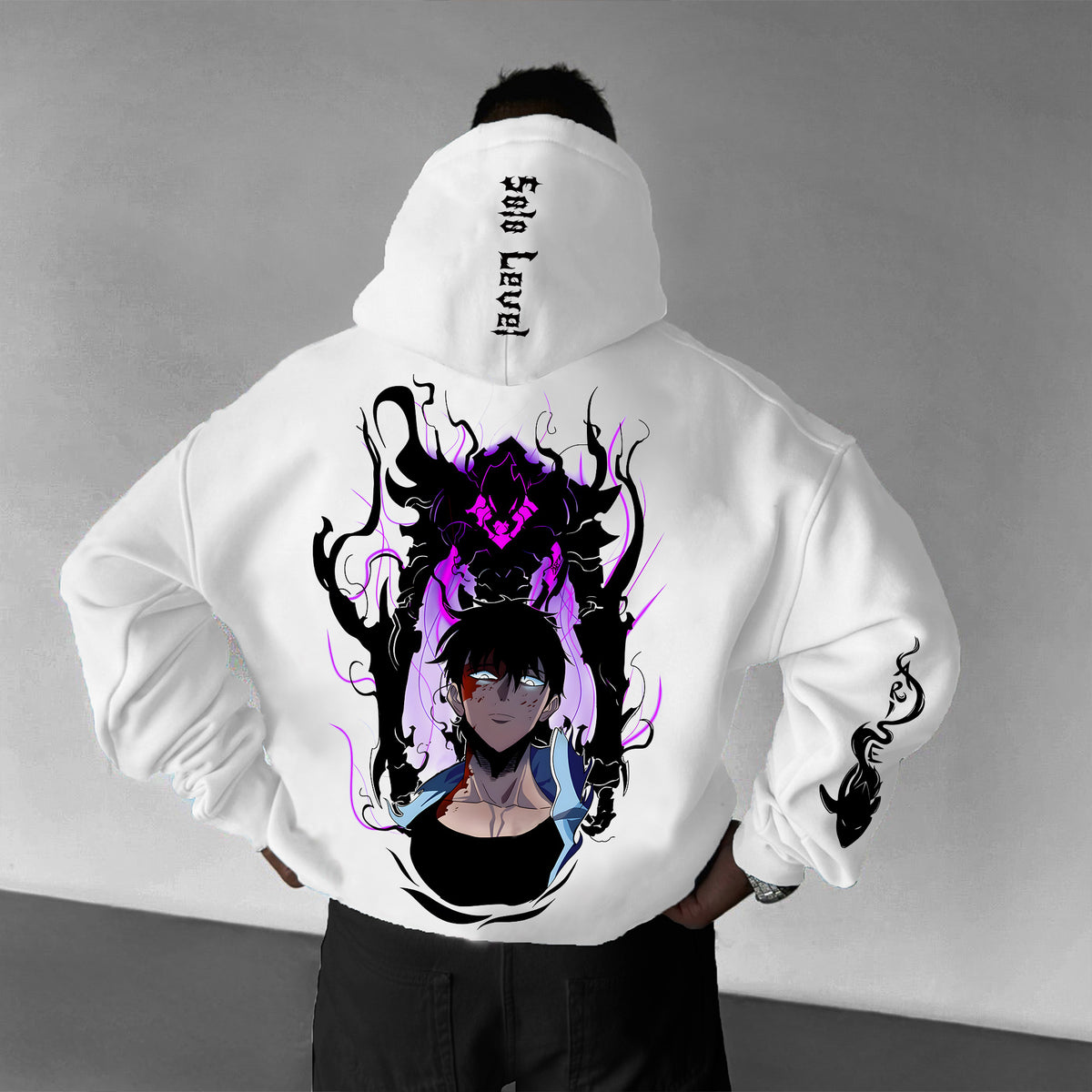 SL-Unisex Anime Graphic Streetwear Vintage Hoodie