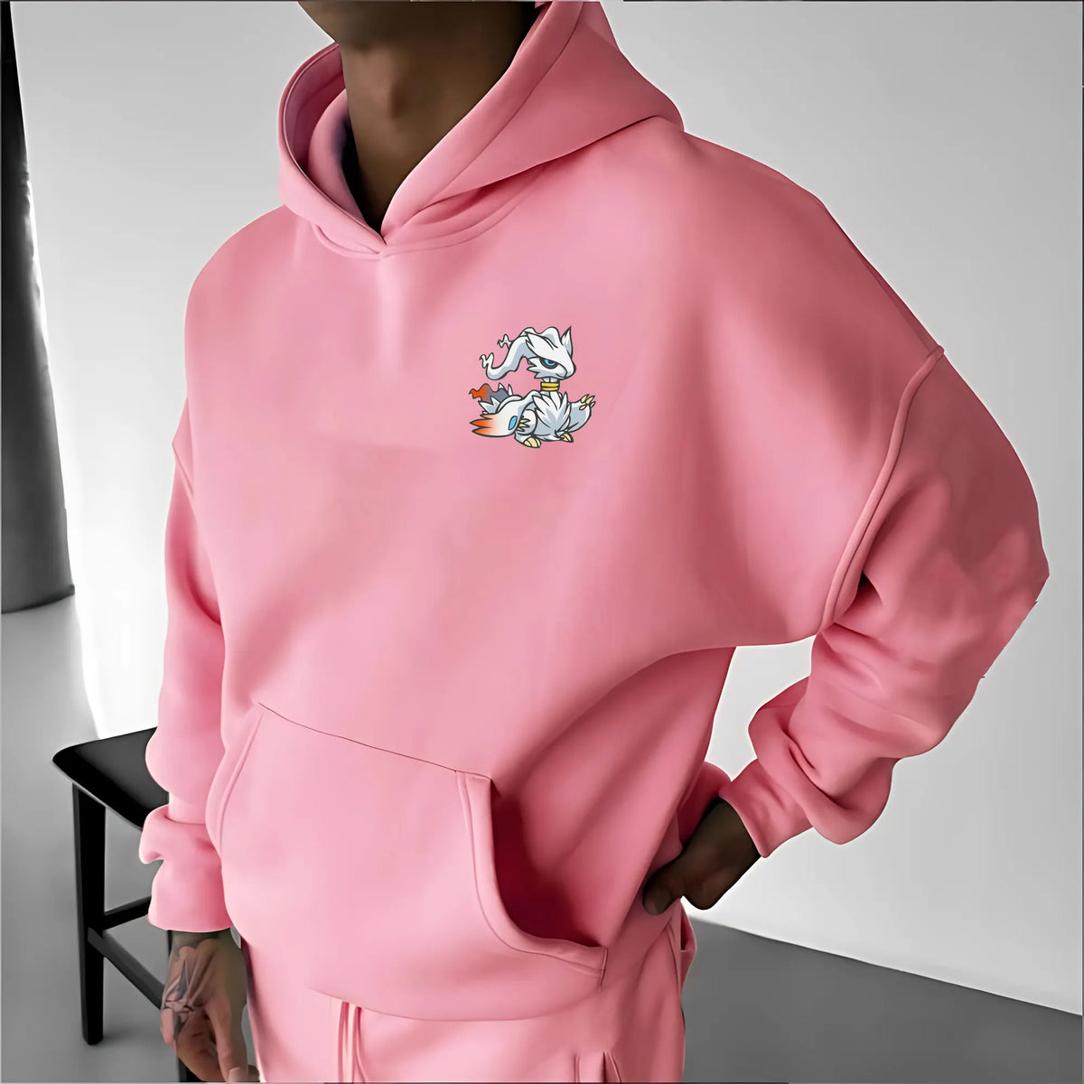 PKM-Unisex Anime Graphic Streetwear Vintage Hoodie