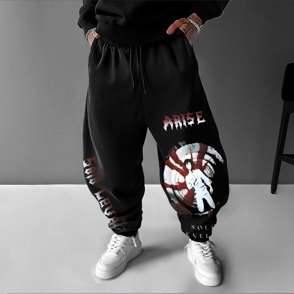 SL-Unisex Casual Anime Streetwear Pants